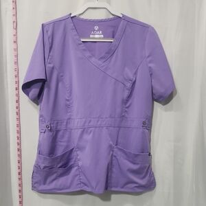 Ada Women's Purple V-Neck Blouse
